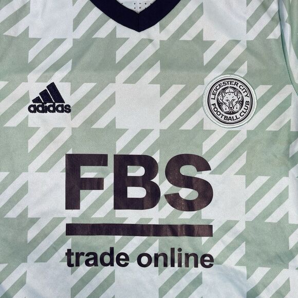 Leicester City Adidas 21/22 Away Football Shirt Soccer Jersey #5 Cardoza Small Q - Picture 5 of 11